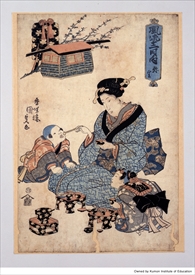 風流十二月ノ内　弥生　　（三月）　